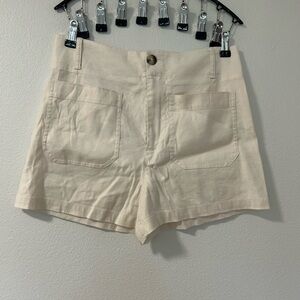 Maeve By Anthropologie The Colette Shorts Linen Edition Size 30